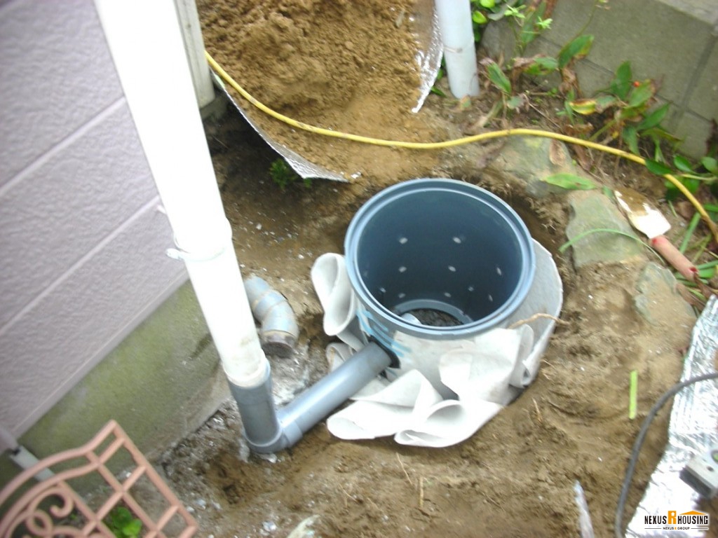 【水害対策】雨水浸透桝 設置 事例